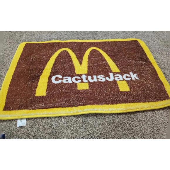 NEW Travis Scott x McDonald's Cactus Jack Arches Rug CJ Collectible Tufted